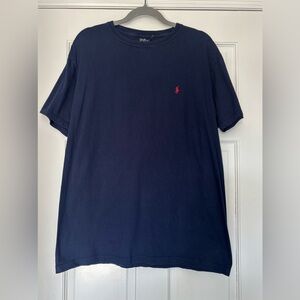 Ralph Lauren Classic Navy Short Sleeve Tee Men's 100% Cotton Medium